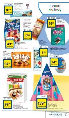 akční leták Tesco 16.8.2023-22.8.2023