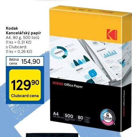 Kancelářský papír A4 Kodak