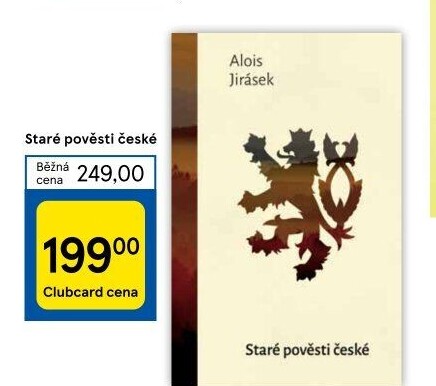 Kniha Staré pověsti české Alois Jirásek