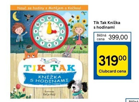 Kniha Tik tak s hodinami Eefje Kuijl