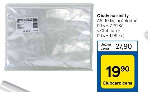 Obaly na sešity A5