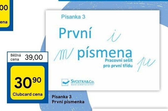 Písanka 3 - První písmenka