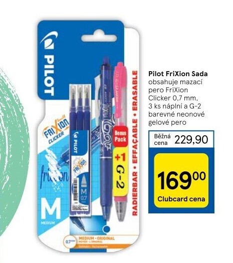 Set Pero Roller Frixion Ball Pilot