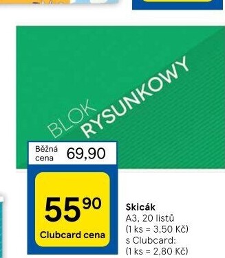 Skicák A3