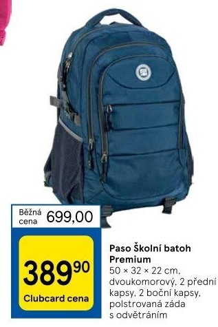 Školní batoh Paso