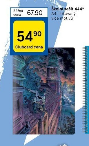 Školní sešit A4