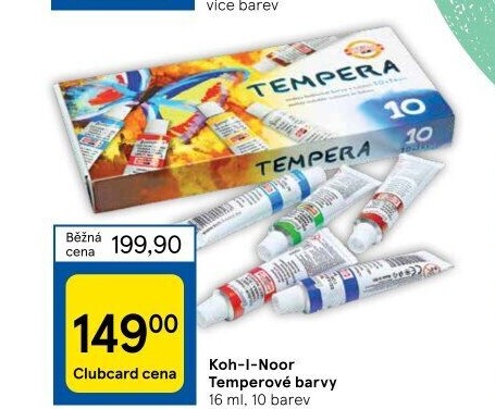 Temperové barvy KOH-I-NOOR