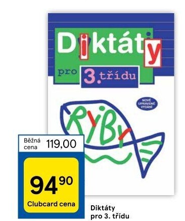 Učebnice Diktáty pro 3. třídu