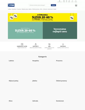 akční leták Jysk 15.8.2023-21.8.2023