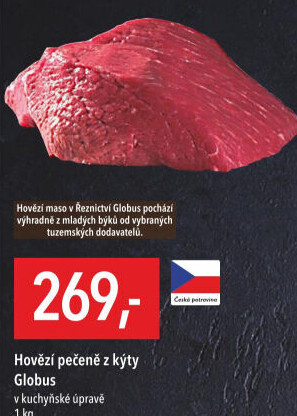 Hovězí pečeně z kýty Globus