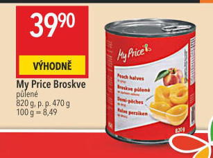 Kompot broskve My Price