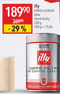 Mletá káva Espresso Illy