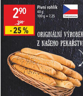 Pivní rohlík