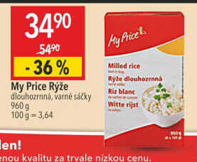 Rýže dlouhozrnná My Price
