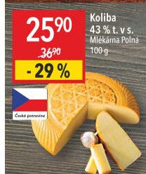 Sýr Koliba Mlékárna Polná