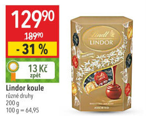 Bonboniéra Pralinky Lindor Lindt
