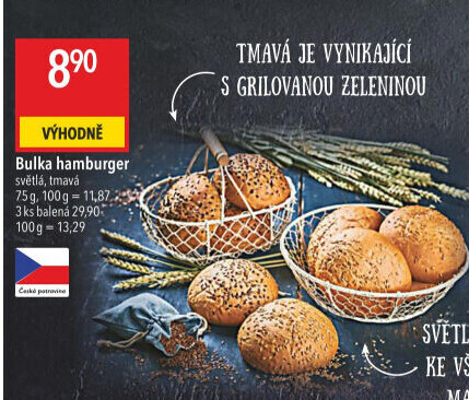 Bulka na hamburger