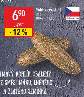 Cereální rohlík