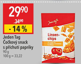 Čočkové chipsy Jeden Tag