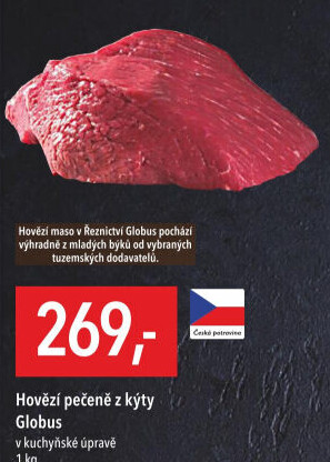 Hovězí pečeně z kýty Globus
