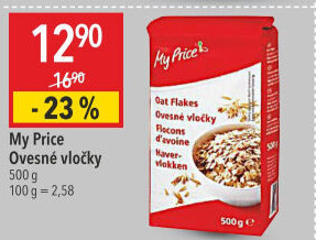 Ovesné vločky My Price