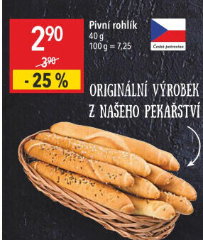Pivní rohlík