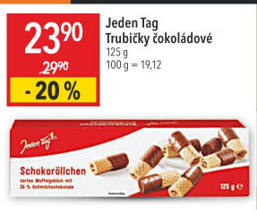 Trubičky čokoládové Jeden Tag