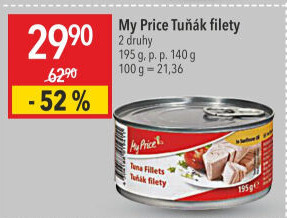 Tuňák filety My Price