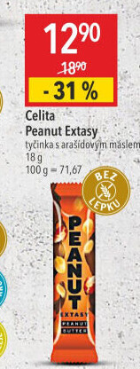 Tyčinka Peanut extasy Celita