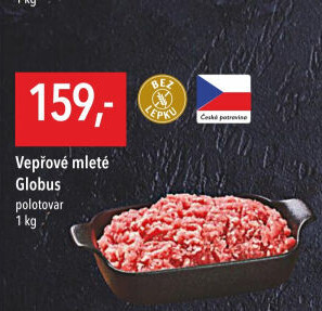 Vepřové mleté maso Globus