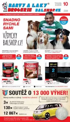 akční leták Barvy a laky drogerie 15.8.2023-3.9.2023