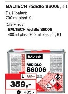 Ředidlo S6006 Baltech