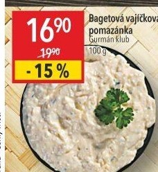 Bagetová vajíčková pomazánka