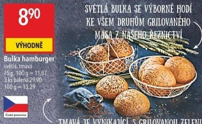 Bulka na hamburger