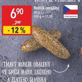 Cereální rohlík