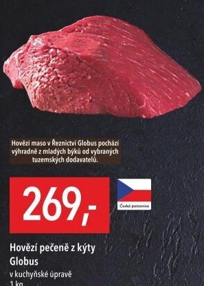 Hovězí pečeně z kýty Globus