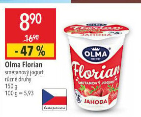 Jogurt smetanový Florian Olma