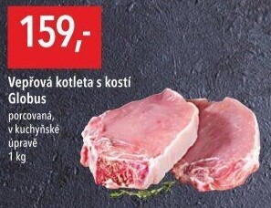 Kotleta vepřová s kostí Globus