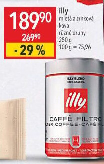 Mletá káva Espresso Illy