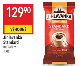 Mletá káva Standard Jihlavanka
