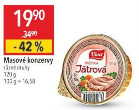 Paštika játrová Viva