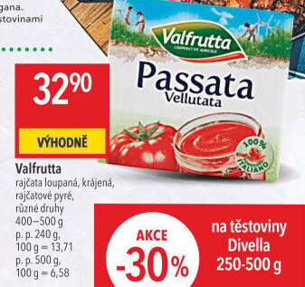 Pyré rajčatové Valfrutta