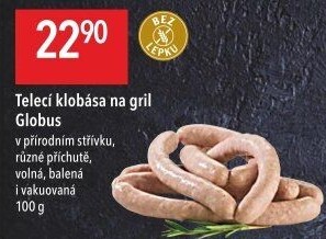 Telecí klobása na gril Globus