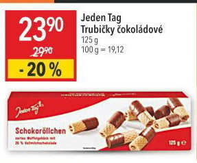 Trubičky čokoládové Jeden Tag