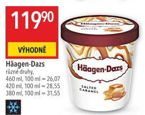 Zmrzlina v kelímku Häagen-Dazs