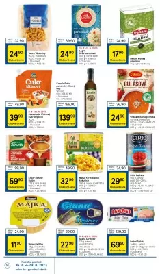 akční leták Tesco 16.8.2023-22.8.2023