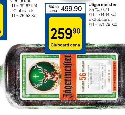 Bylinný likér Jägermeister