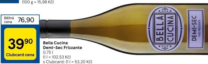 Frizzante Demi Sec Bella Cucina