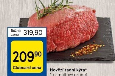 Hovězí kýta zadní bez kosti