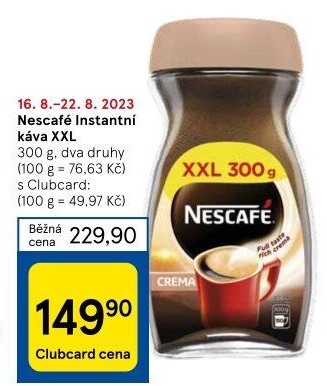 Instantní kávy Nescafé